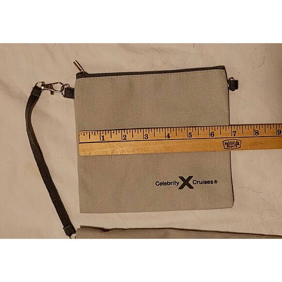 Celebrity Cruises tote with matching mini bag gray cruise vacation beach bag - Picture 6 of 10